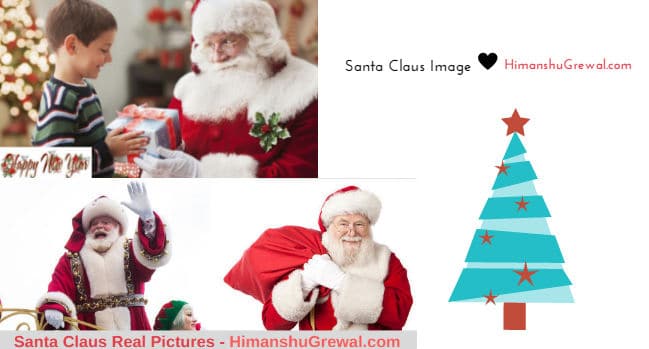 Real Santa Claus images pictures drawing free download