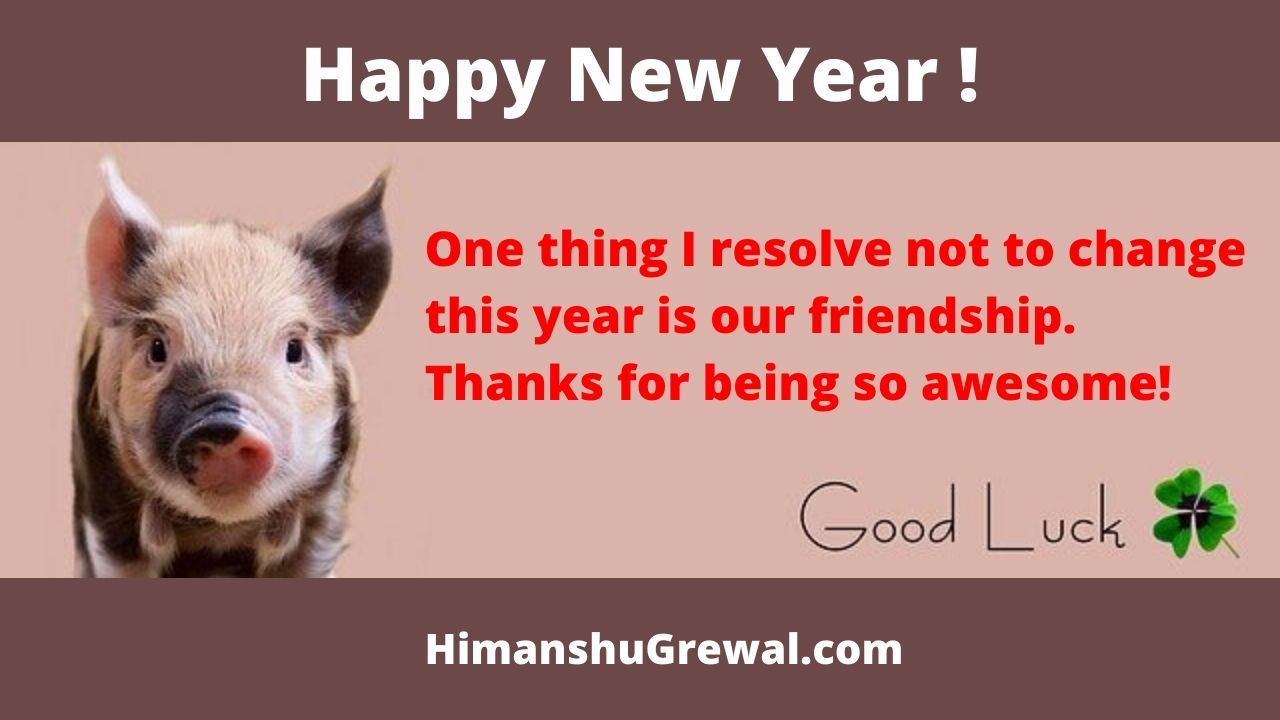 Happy New Year Wishes Quotes in English