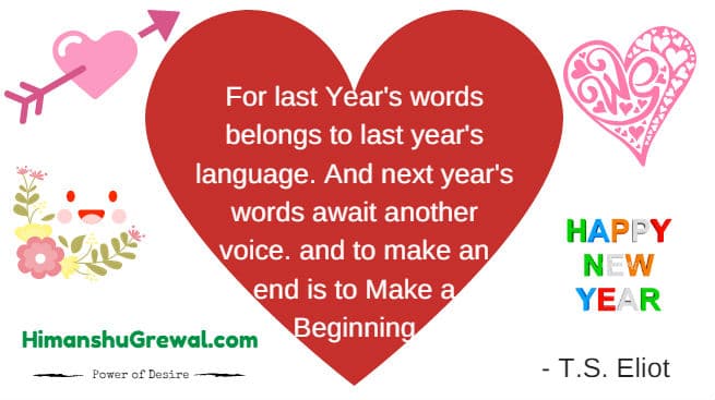 Happy New Year my love quotes in English
