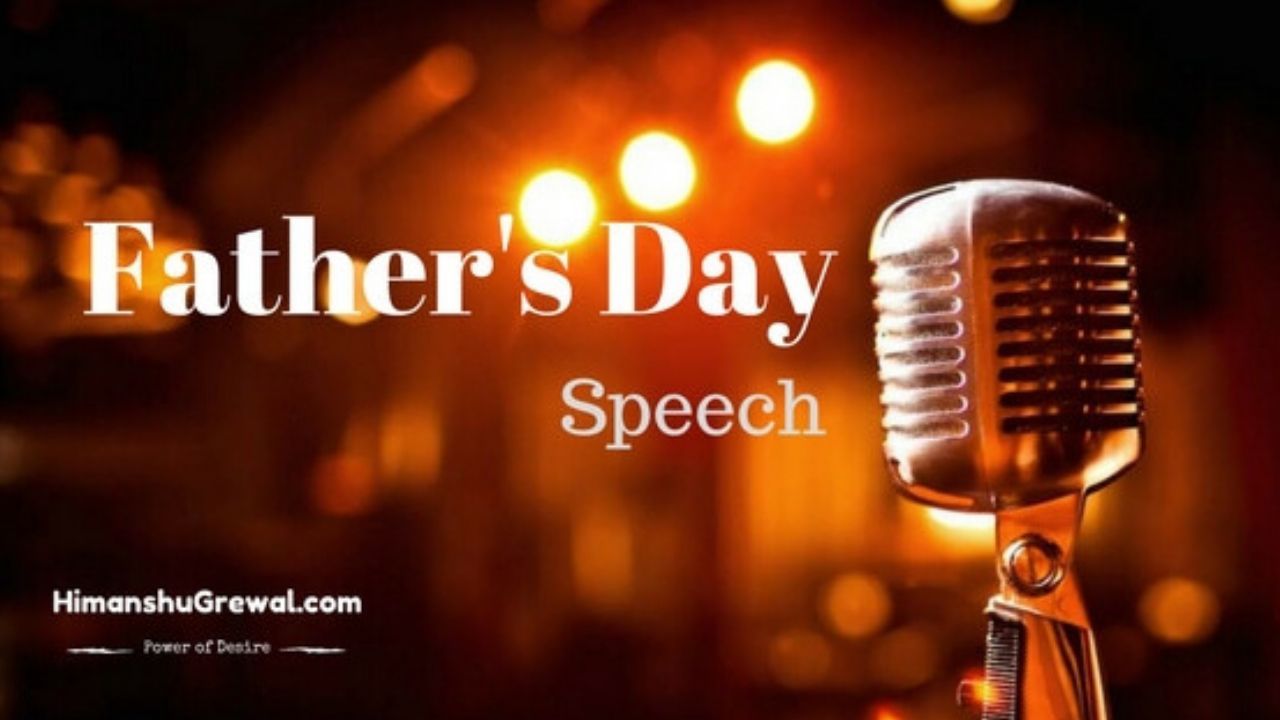 Speech on Father in Hindi
