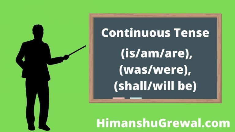 How To Use Of Perfect, Past, Future Continuous Tense in Hindi