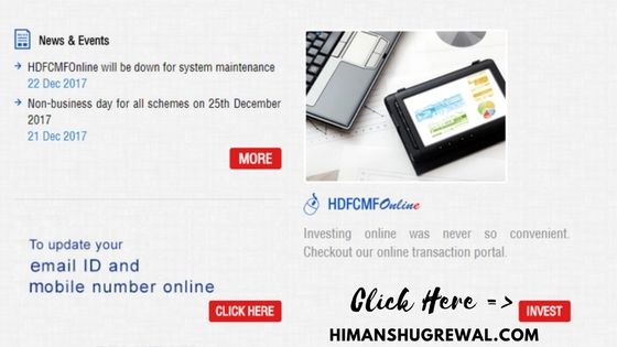 How To Apply Online HDFC Mutual Fund Direct Plain in India