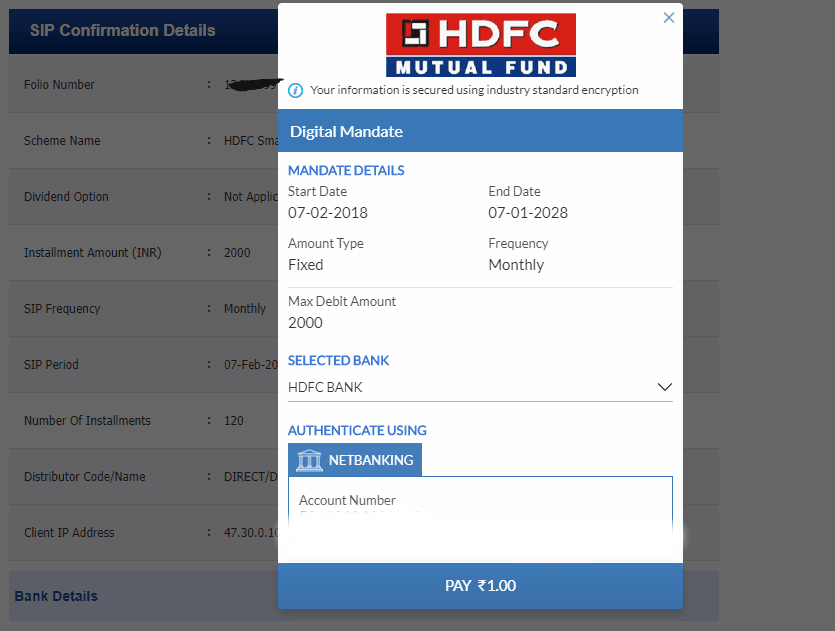 How To Start SIP Online in HDFC Mutual Fund