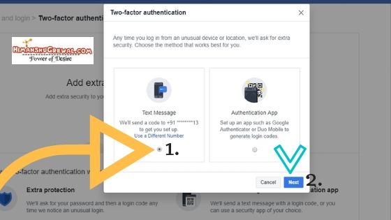 How To Enable 2 Step Verification For Facebook in Hindi