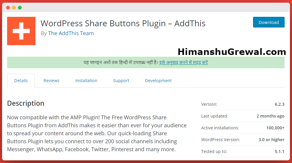 AddThis WordPress Plugin