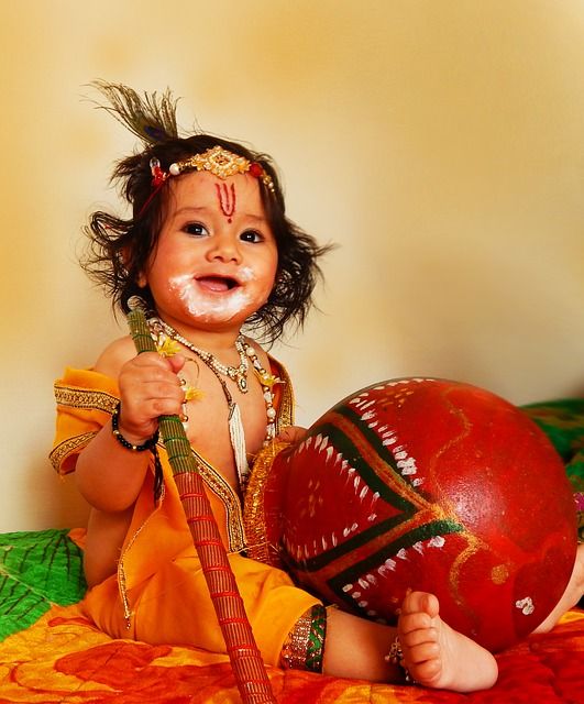 Baby Shri Krishna Images