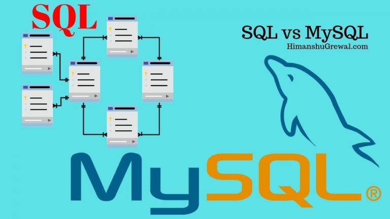 SQL और MySQL में क्या अंतर है ? (उदाहरण सहित समझे)