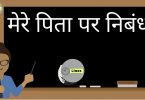 My Father Essay in Hindi