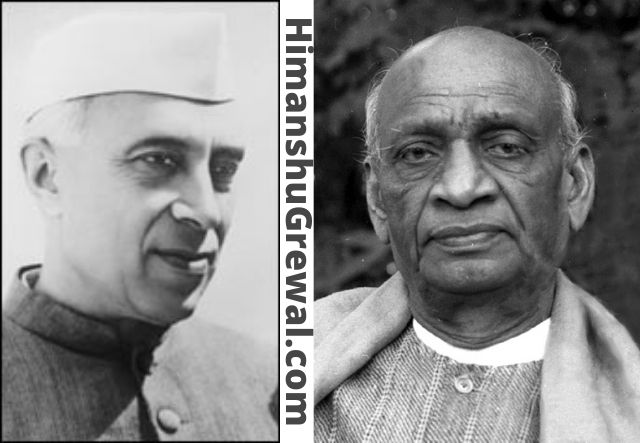 Jawaharlal Nehru and Sardar Patel