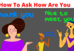 How To Ask How Are You